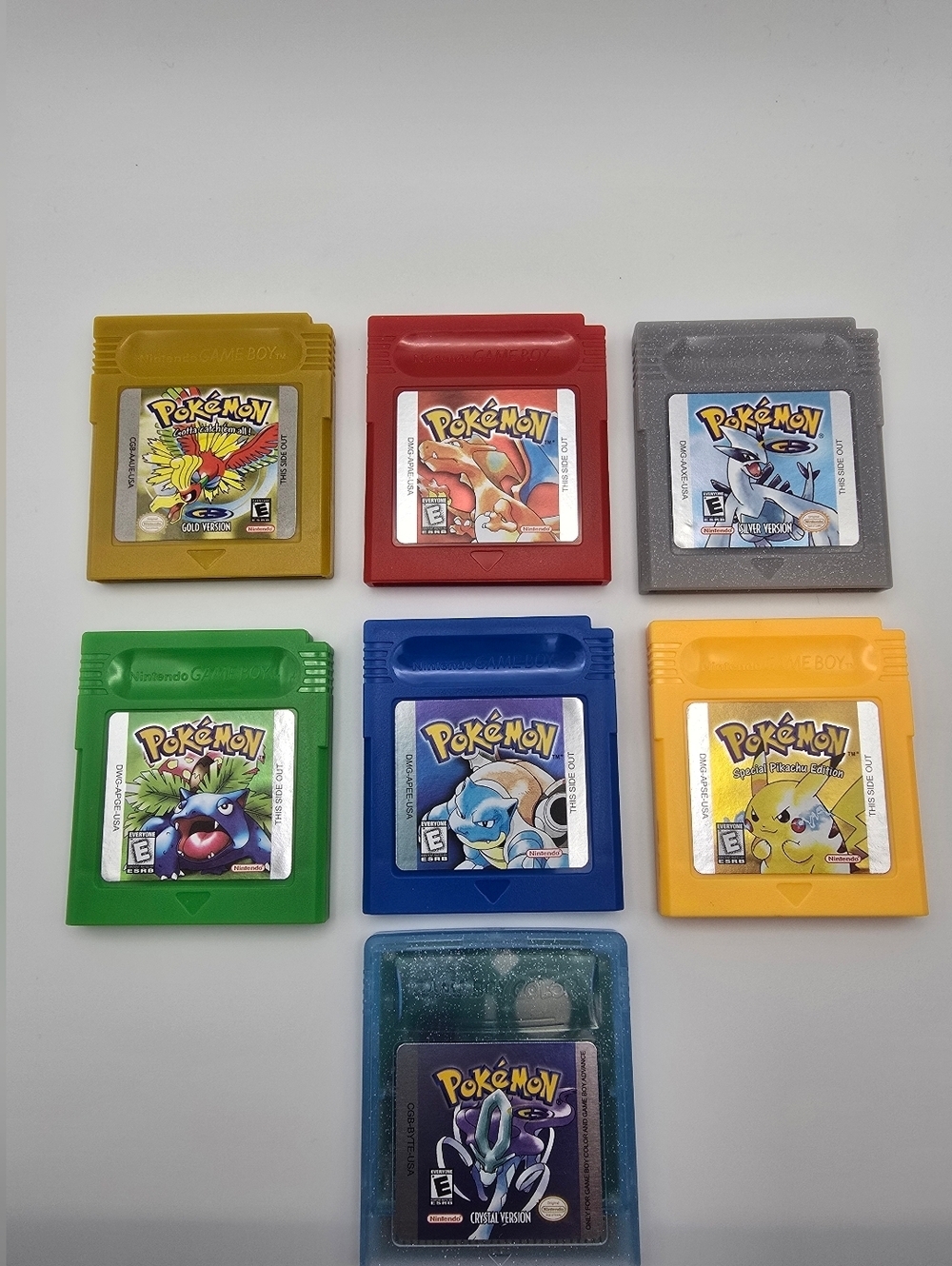 Pokémon Gameboy Game Lot Collection Of 7  Reproduction Games